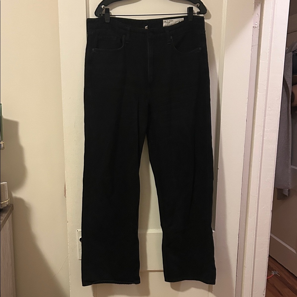 Logan Mid-Rise Wide Leg Jean-Rag & Bone Outlet - Picture 3 of 5